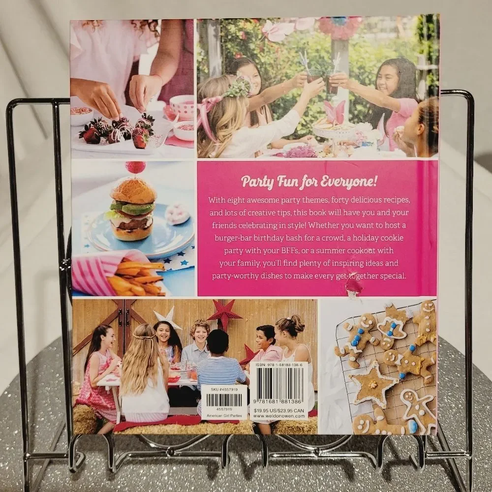 Williams Sonoma American Girl Parties Cookbook for Holidays and Fun Hardcover